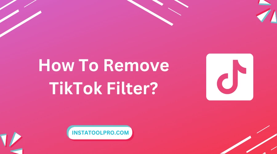 How To Remove TikTok Filter?